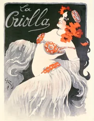"La Criolla", plakat for musikhus, 1902